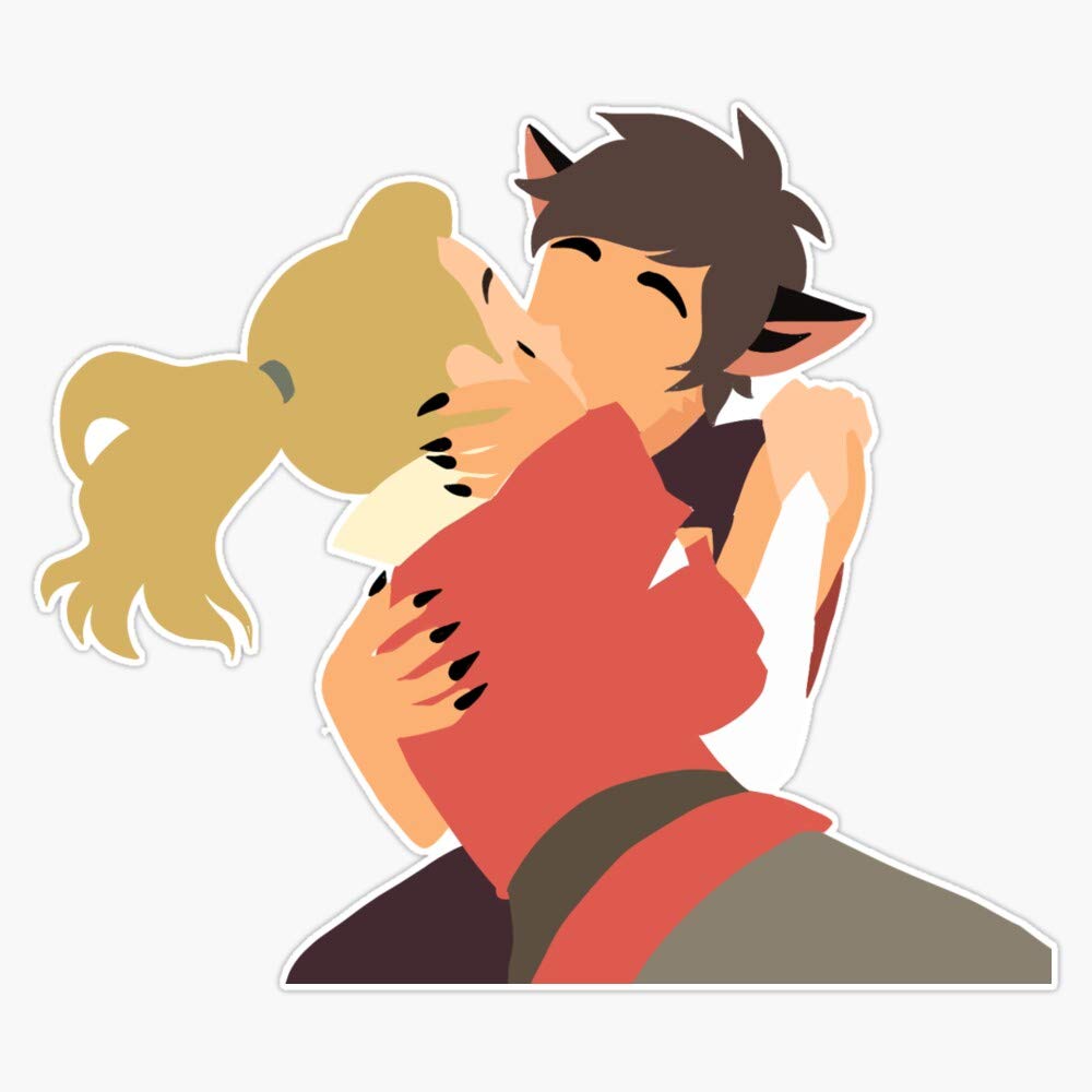 Catradora Kiss She-Ra Vinyl Sticker - Weatherproof 5