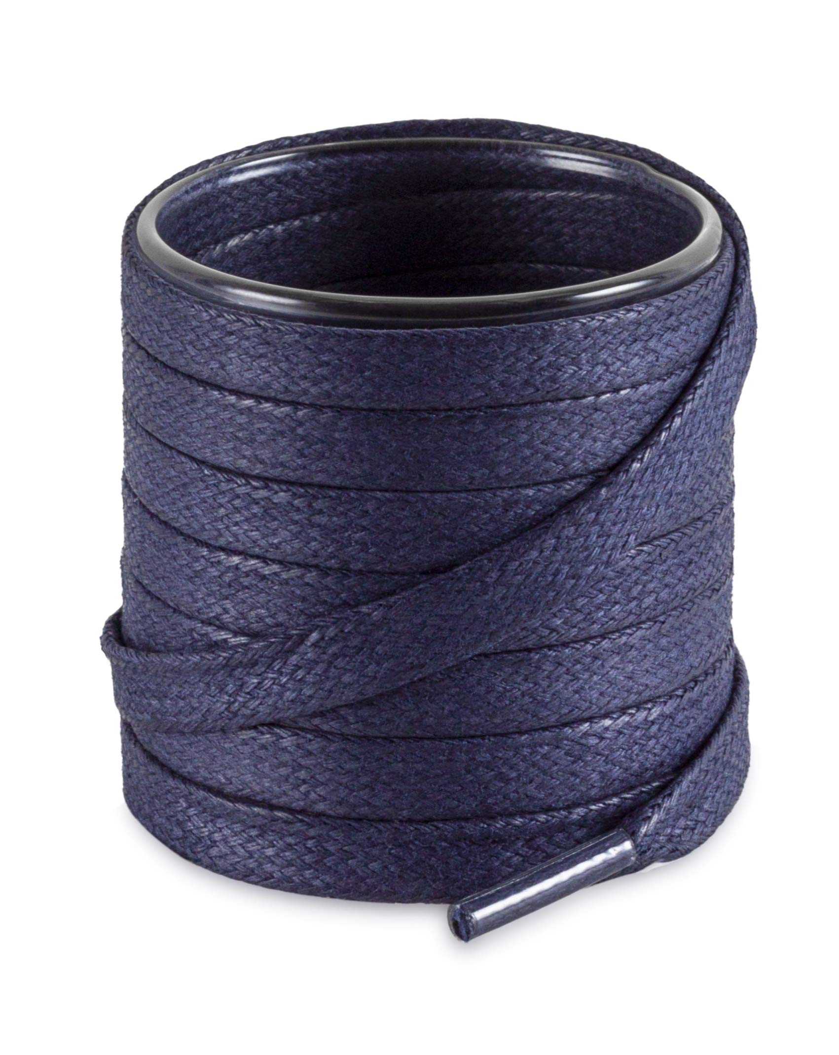 Shoemate Flat Waxed Cotton Shoe Laces for Boots & Dress Shoes - Durable & Stylish Shoe Strings for Men & Women - Perfect for Formal Wear, Office & Outdoor Activities