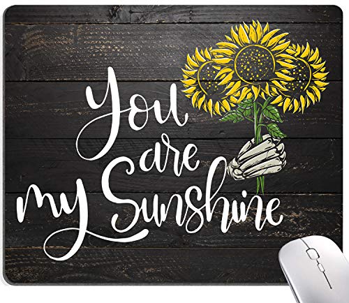 Black Old Wood Sunflower You Are My Sunshine