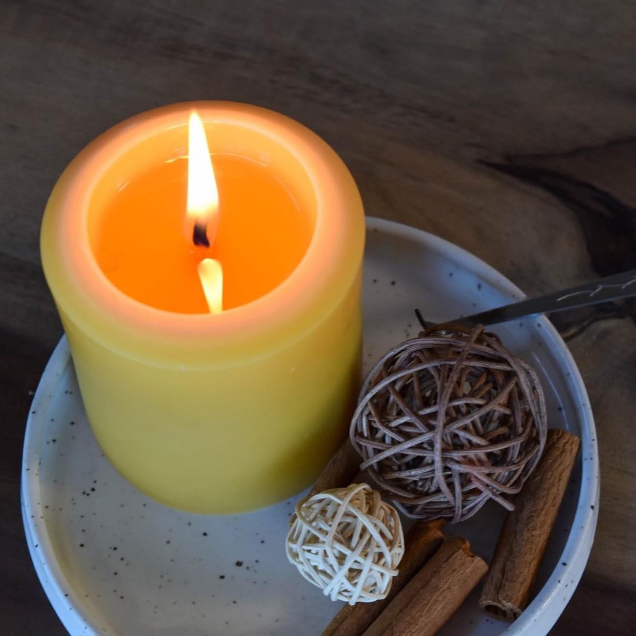 Natural Beeswax Pillar Candles - Unscented 2x4 Inch Large Candles (4 Pack) | Smokeless, Dripless, 35-40 Hour Burn Time | Perfect for Home Decor, Romantic Dinners, Wedding Centerpieces & Relaxing Spa Nights