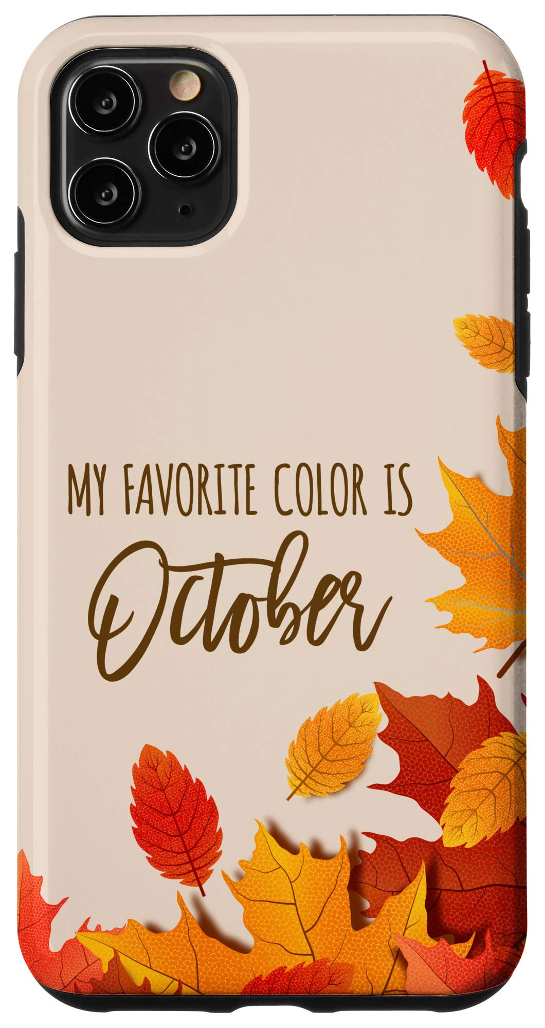 iPhone 11 Pro Max Case - Premium October Fall Leaves Design, Slim Protective Cover for Apple iPhone 11 Pro Max - Perfect for Autumn Season, Daily Use & Gift Giving