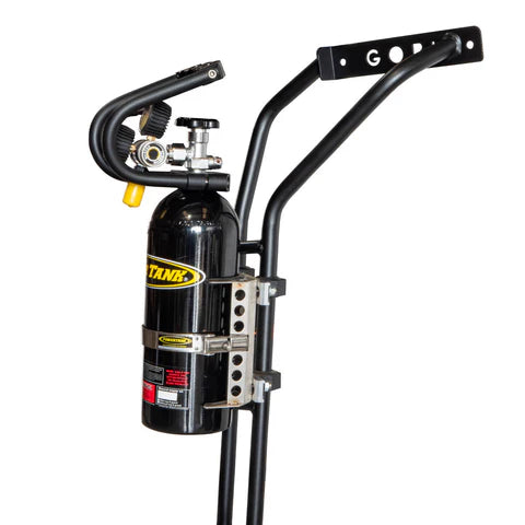 Heavy Duty Power Tank Ladder Cross Bar Mount for CO2 & Propane Tanks - Secure Off-Road Vehicle Accessory for Jeep, Truck & SUV Adventures