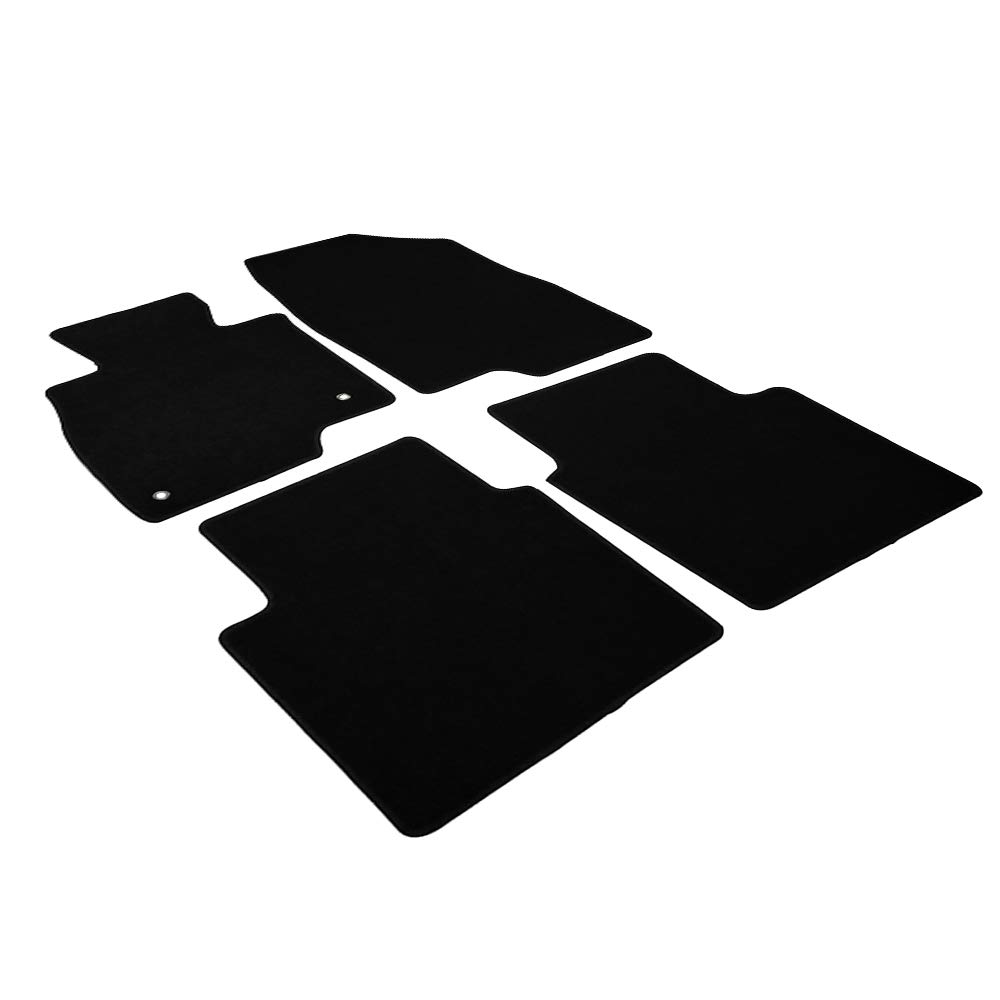 FREEMOTOR802® Premium Nylon Car Floor Mats for 2014-2021 Mazda 6 - Non-Slip Custom Fit Floor Liners, Black (4-Piece Set) | Perfect for All-Weather Protection & Easy Cleaning