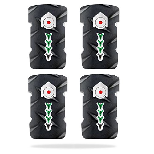 DJI Inspire 1 Battery Skin Wrap (4-Pack) - Black Diamond Plate Protective Cover Sticker | Compatible with DJI Drone Batteries | Perfect for Outdoor Aerial Photography & Travel Protection