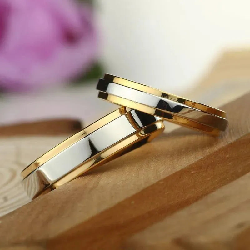 Elegant Wedding Rings for Women & Men - Sterling Silver & 14K Gold Bands - Perfect for Engagement, Proposal & Anniversary Gifts
