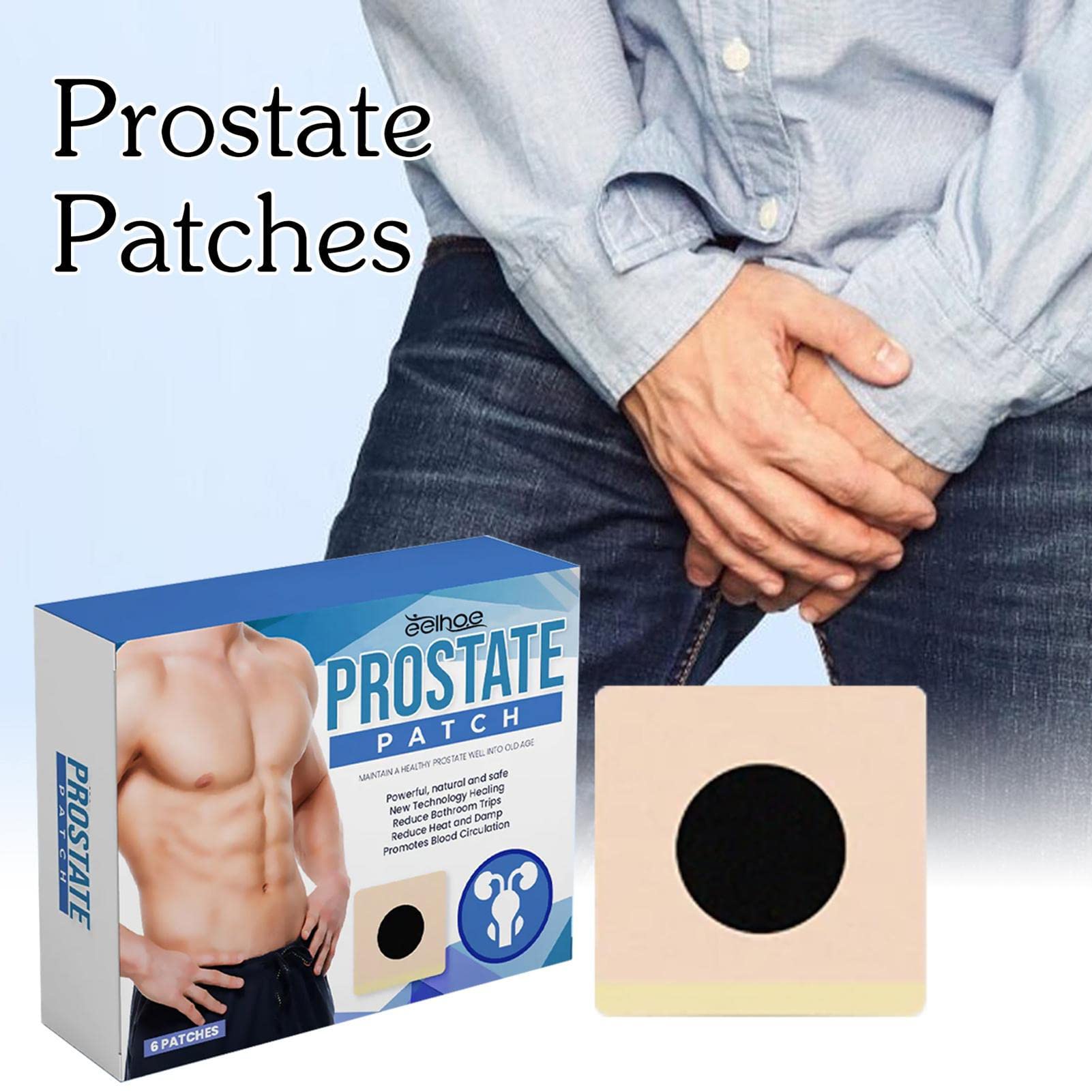 Aizuoni Men's Navel Patch Button - Enhance Intimacy & Pleasure for Men | Last Longer & Boost Prostate Health | Perfect for Couples & Romantic Nights