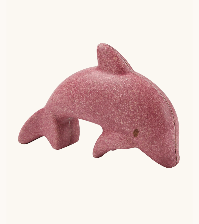 Plantoys Dolphin - Eco-Friendly Wooden Dolphin Toy for Kids | Perfect for Bath Time, Ocean-Themed Play & Educational Learning