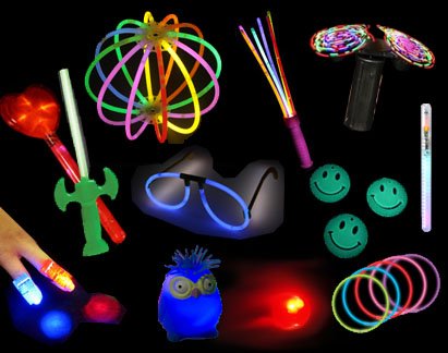 Glow Toy Care Package Survival Kit - Essential Glow Accessories for Kids & Parties - Perfect for Birthday Gifts, Sleepovers, and Nighttime Play