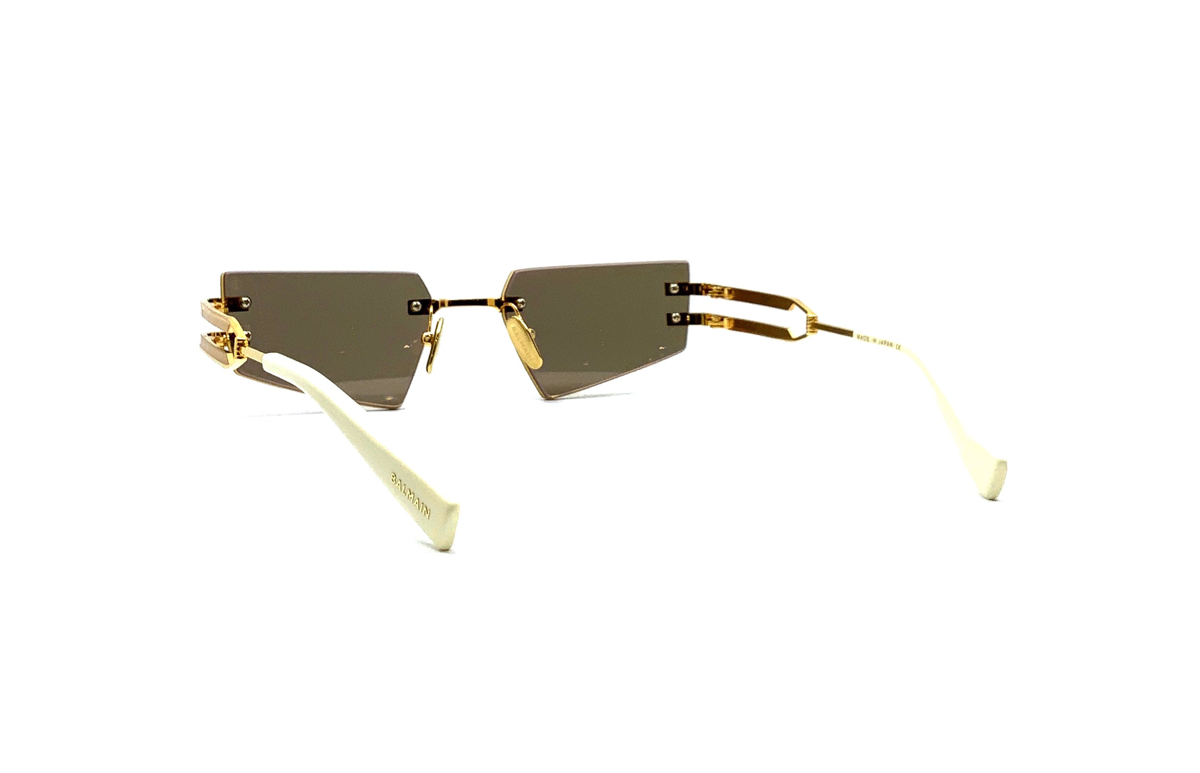 Balmain FIXE Gold & Bone Hair Clip - Elegant Hair Accessory for Women, Perfect for Parties, Weddings & Everyday Styling
