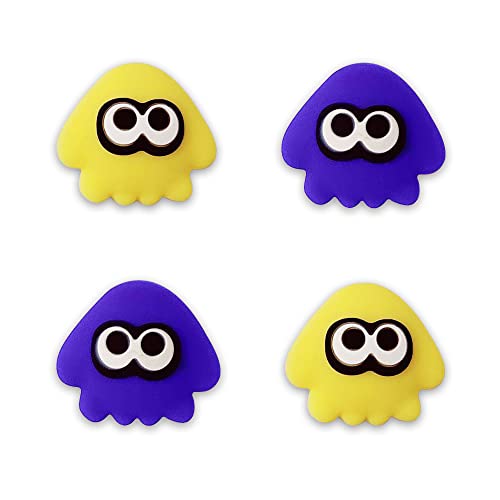 Bleu + pieuvre jaune