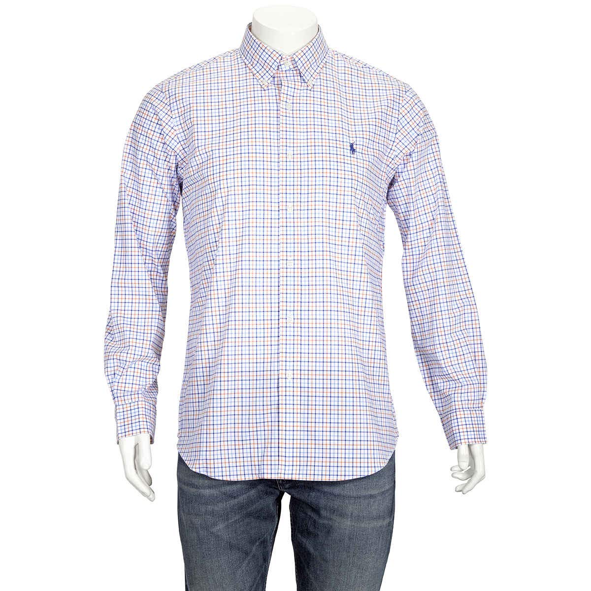 Ralph Lauren Men's Classic Fit Button-Down Collar Shirt - Small | Premium Cotton Dress Shirt for Business, Casual & Office Wear | Slim Fit Men's Shirt for Work, Date & Formal Occasions
