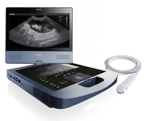 Edan Acclarix AX3 Portable Diagnostic Ultrasound System - High-Resolution Imaging for Clinical & Emergency Use - Perfect for Hospitals, Clinics, and Point-of-Care Diagnostics