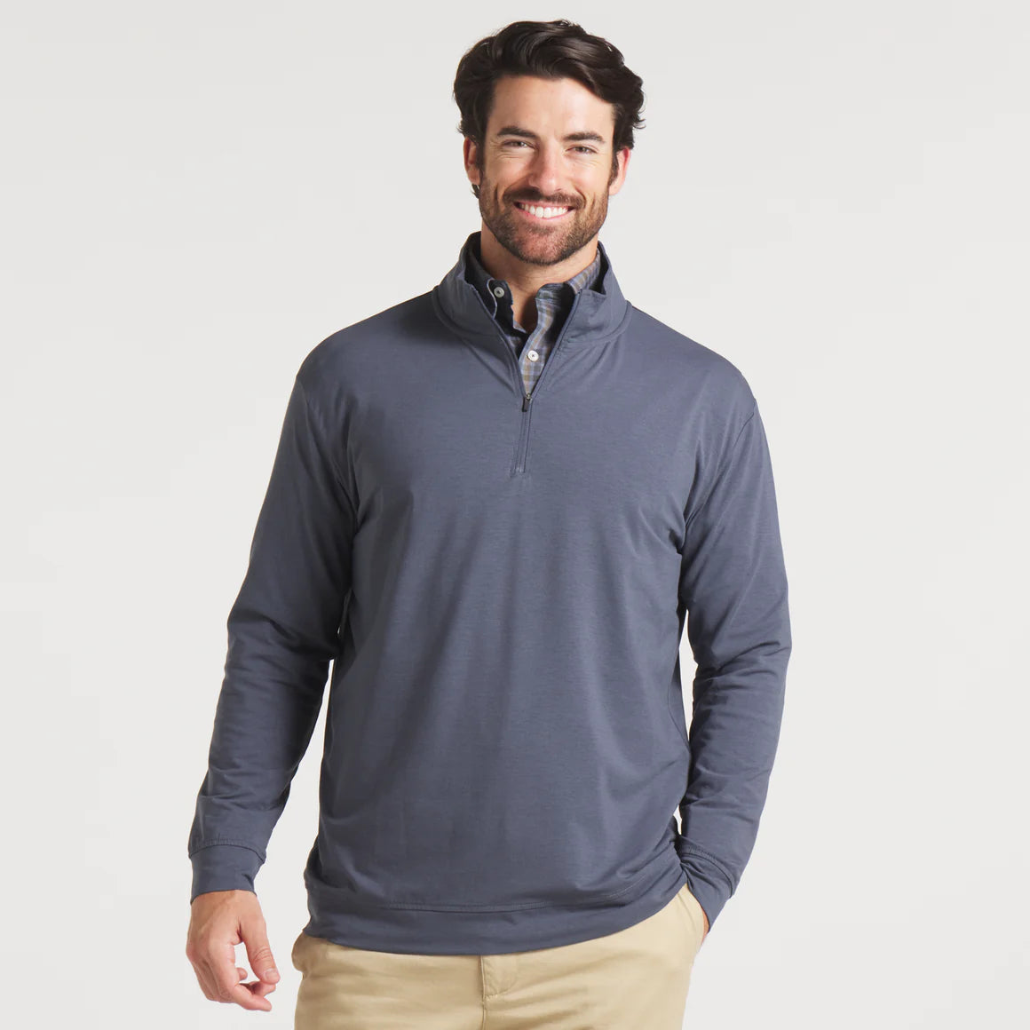 Southern Marsh Navy Crescent Moon Performance Pullover - Lightweight & Comfortable for Outdoor Activities, Hiking, and Casual Wear