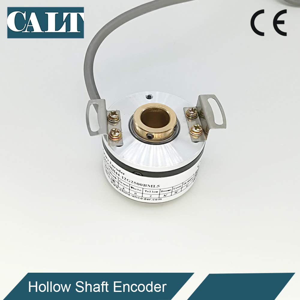 44mm OD 8mm Aperture Hollow Shaft Rotary Encoder 1000P/R Push-Pull Output - Precision Motion Control for CNC, Robotics & Industrial Automation
