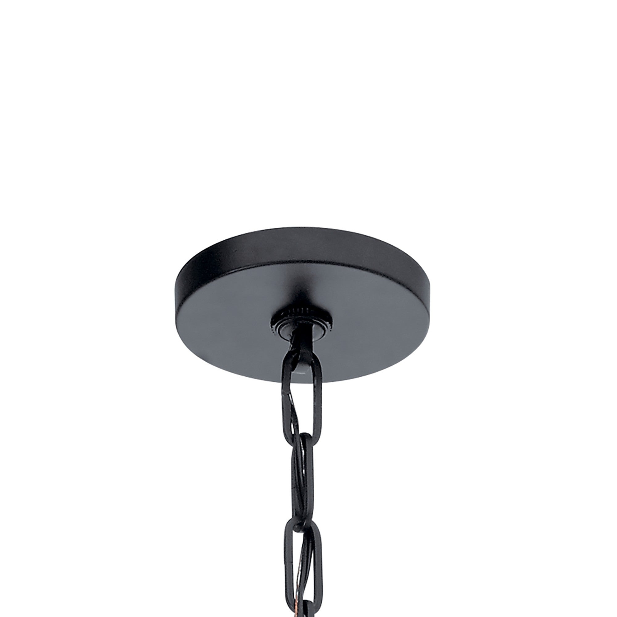Abbotswell 25 Inch 6-Light Black Chandelier - Modern Ceiling Light Fixture for Dining Room, Bedroom, or Living Room Decor