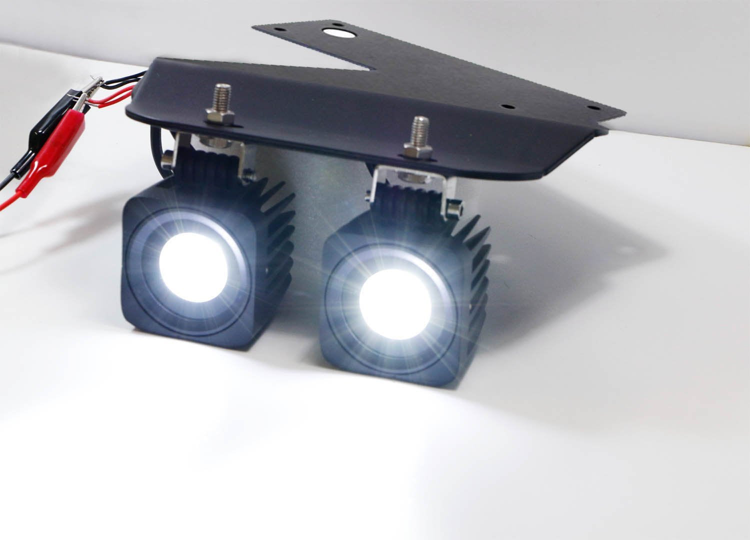 40W CREE LED Fog Lights with Bumper Mounting Bracket & Wiring Kit - Compatible with 2010-2014 Ford Raptor | Off-Road Lighting, Night Driving, Heavy Duty Fog Lamps for Trucks & SUVs