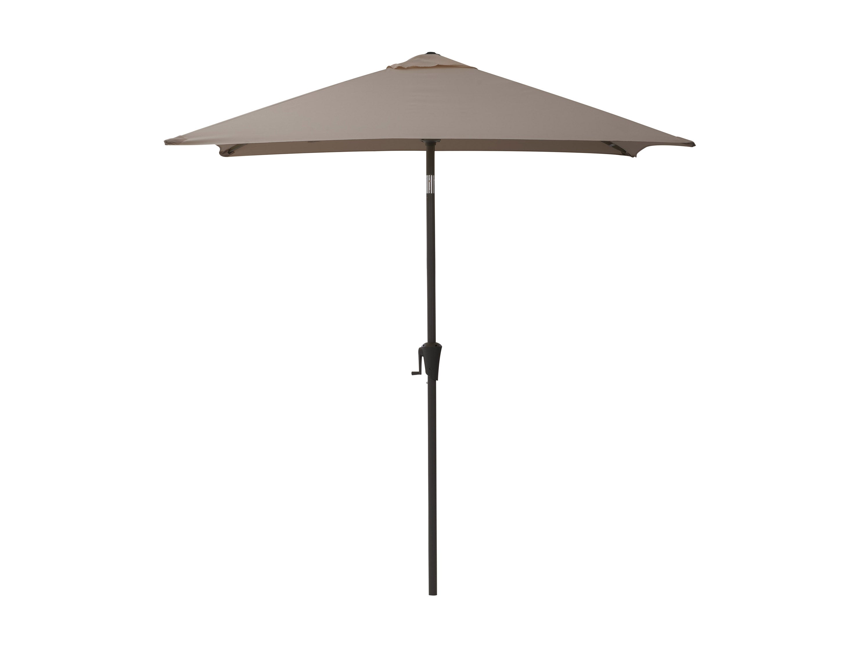 9ft Square Grey Patio Umbrella - Outdoor Sun Shade for Deck, Poolside, and Garden - UV Protection & Water Resistant