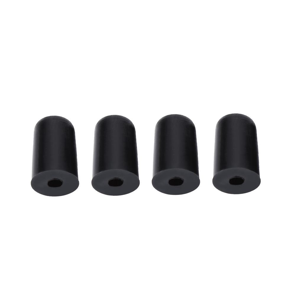 Dilwe 4-Pack Cello Rubber Tip Protectors - Non-Slip, Lightweight Violin & Cello Endpin Tips for String Instrument Protection | Perfect for Practice, Performances & Music Class Accessories
