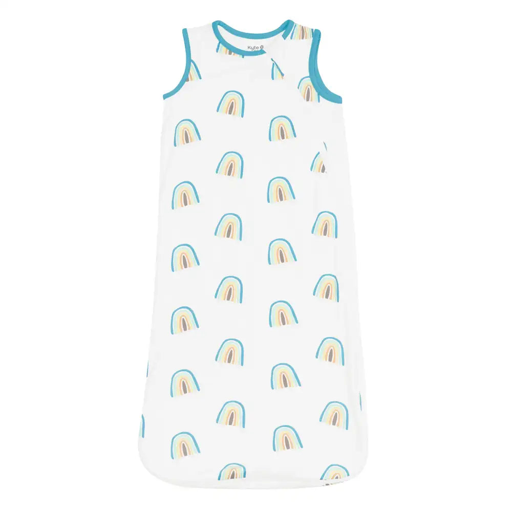 Kyte Baby 0.5 Tog Sleep Sack - Lightweight Baby Sleeping Bag for Newborns & Infants - Makai Rainbow Print - Perfect for Nursery, Daycare & Travel