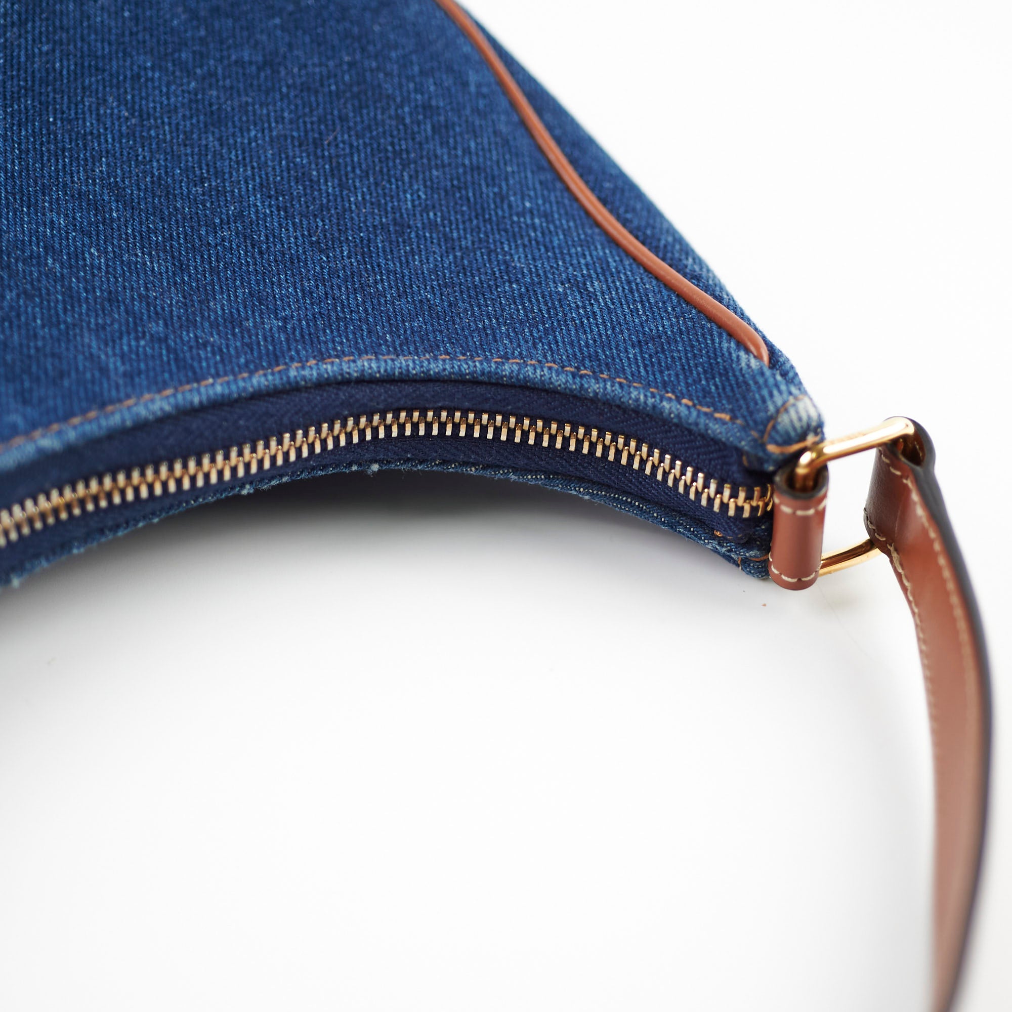 Celine Medium Ava Denim Shoulder Bag for Women - Stylish Designer Handbag with Adjustable Strap | Perfect for Work, Travel & Everyday Use