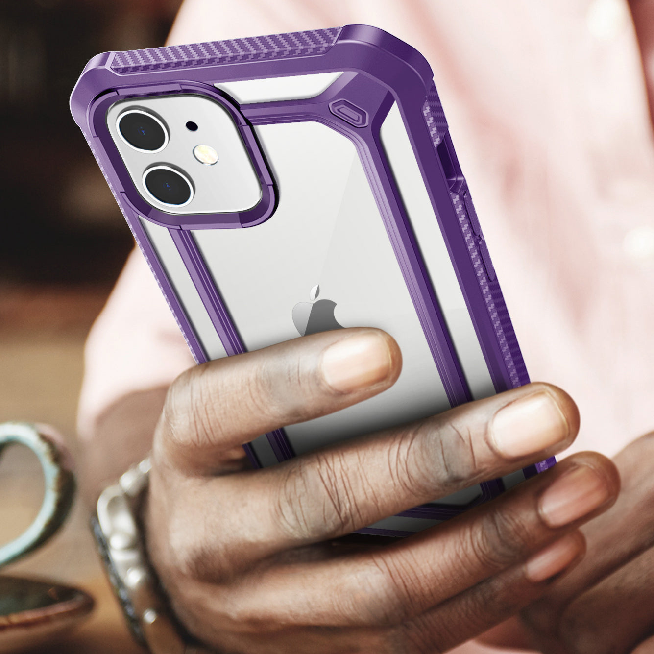 iPhone 12 mini 5.4 Inch Unicorn Beetle Pro Case with Built-in Screen Protector - Shockproof Slim Clear Purple Cover for Women & Men | Perfect for Outdoor Activities, Travel & Daily Protection