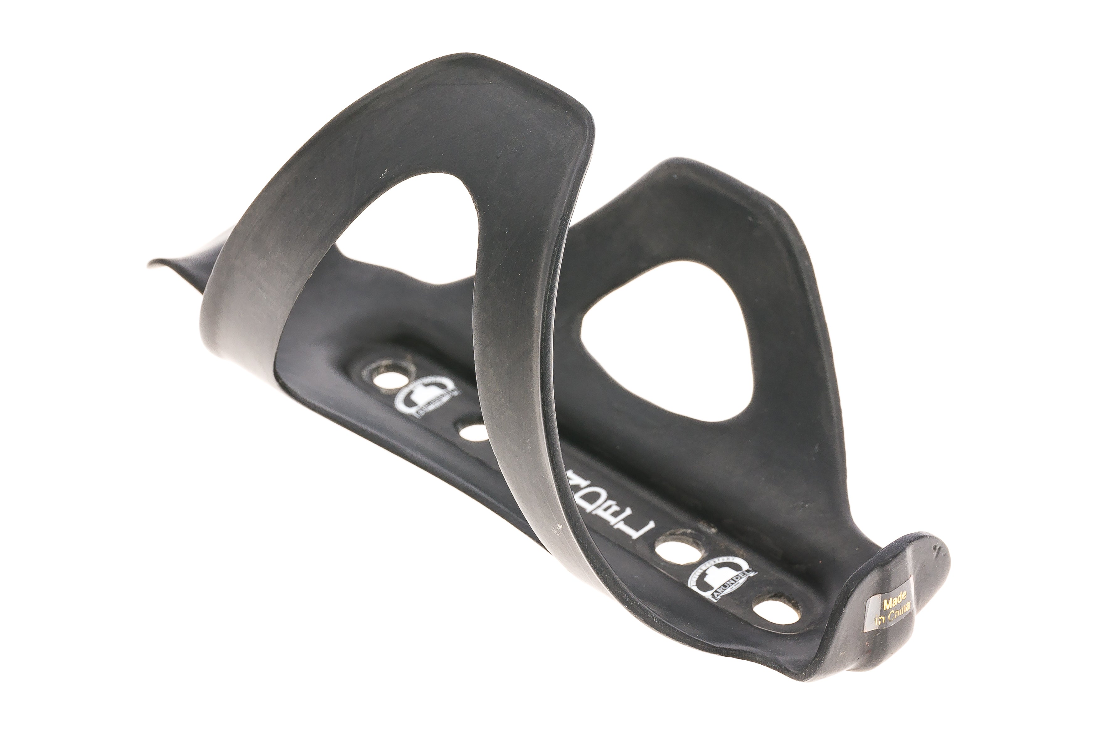 Arundel OtherSideLoader Carbon Fiber Water Bottle Cage - Uni Weave Matte Finish - Lightweight & Durable Bike Accessory for Road Bikes & Mountain Bikes