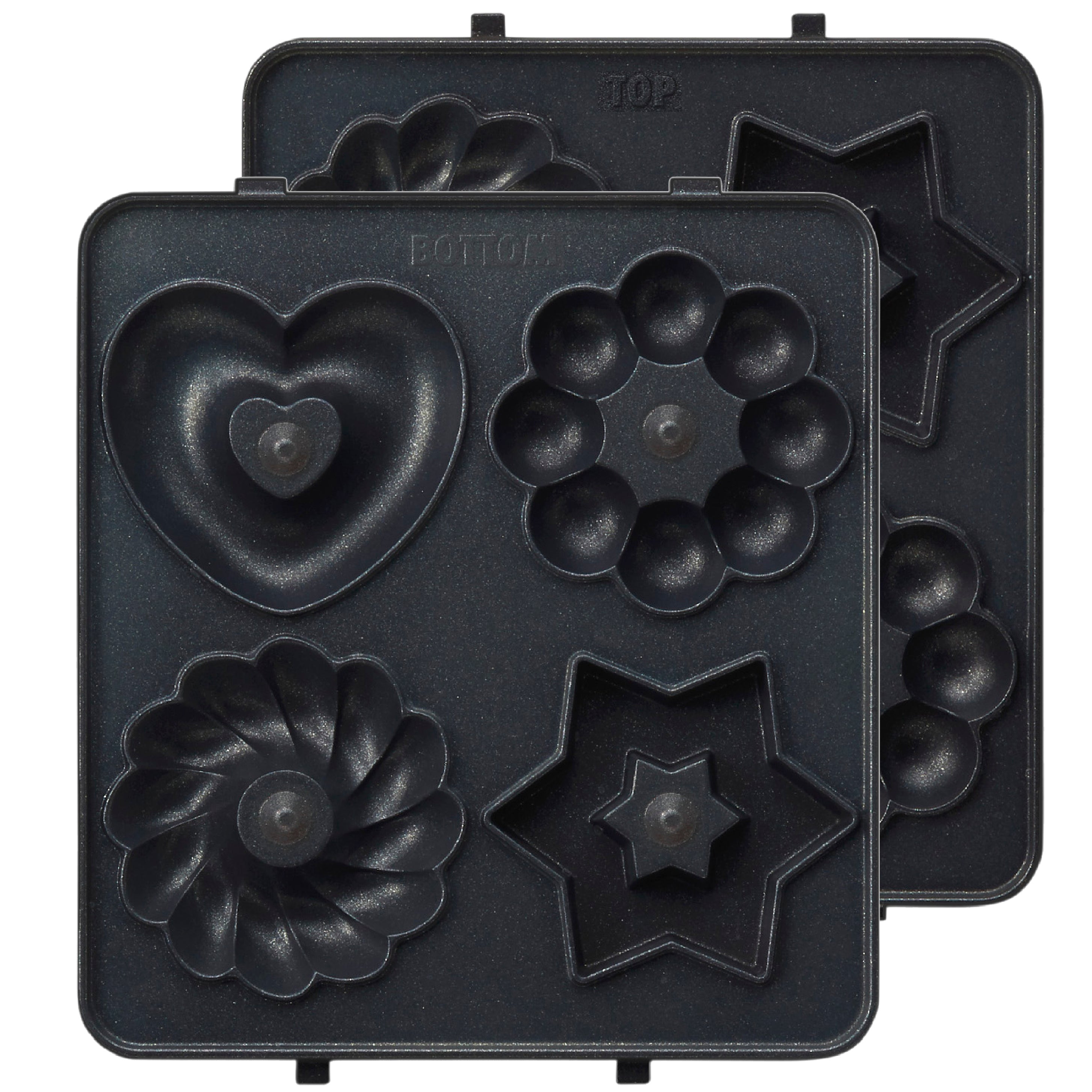 BRUNO BOE043 Mini Donut Maker - Non-Stick Baking Pan for Homemade Donuts, Perfect for Breakfast, Snacks & Party Treats | Compact & Easy to Use