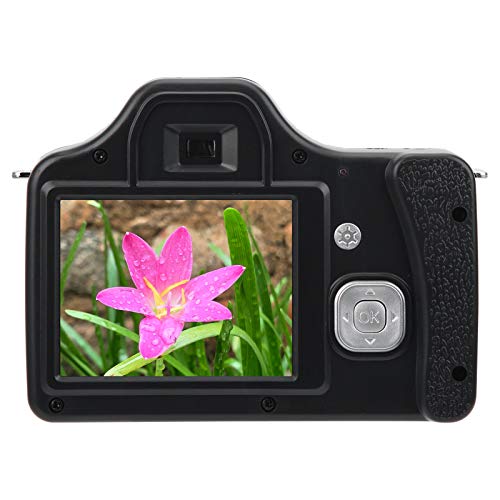 High-Quality Portable Digital Camera with 3.0-Inch LCD Screen & 18X Zoom | 24MP SLR Camera for Photography Enthusiasts | Perfect for Family Gatherings, Outdoor Travel, Kids Gifts & Vlogging (Black)