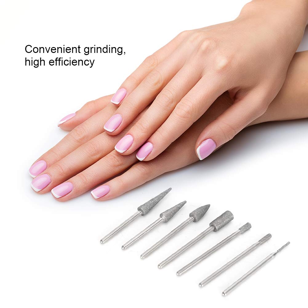 EXCLUZO Professional Nail Drill Bits Set for Home & Salon Use - Stable Performance, Long-Lasting Nail Art Tools (#09) - Perfect for Acrylic Nails, Gel Polish Removal & Manicure/Pedicure