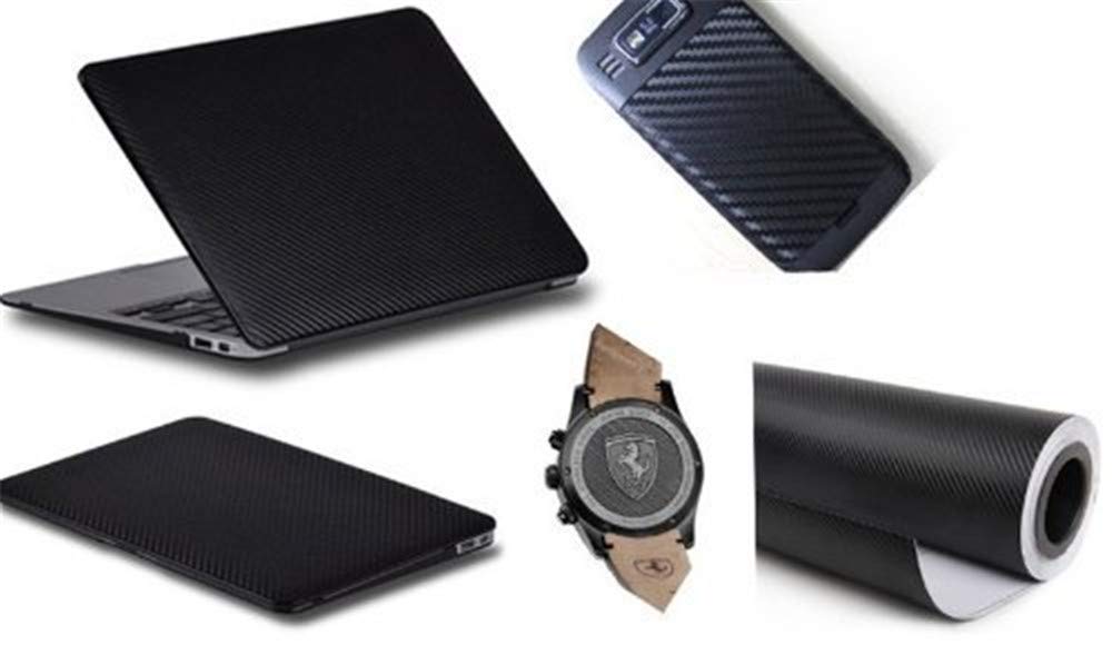 3D Black Carbon Fiber Vinyl Car Wrap Film - 84