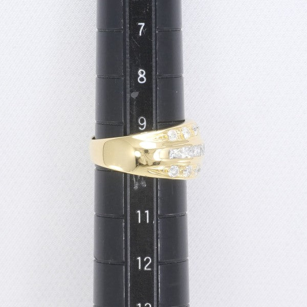 18K Yellow Gold Diamond Ring for Women - Elegant Solitaire Engagement & Wedding Band - Perfect for Proposals, Anniversaries, and Special Occasions