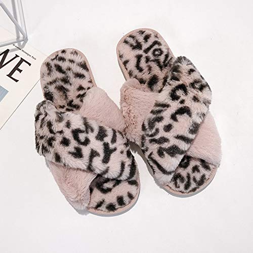 Women's Cozy Fuzzy Slippers - Soft Plush Fleece House Shoes for Indoor/Outdoor Use - Perfect for Lounging & Errands