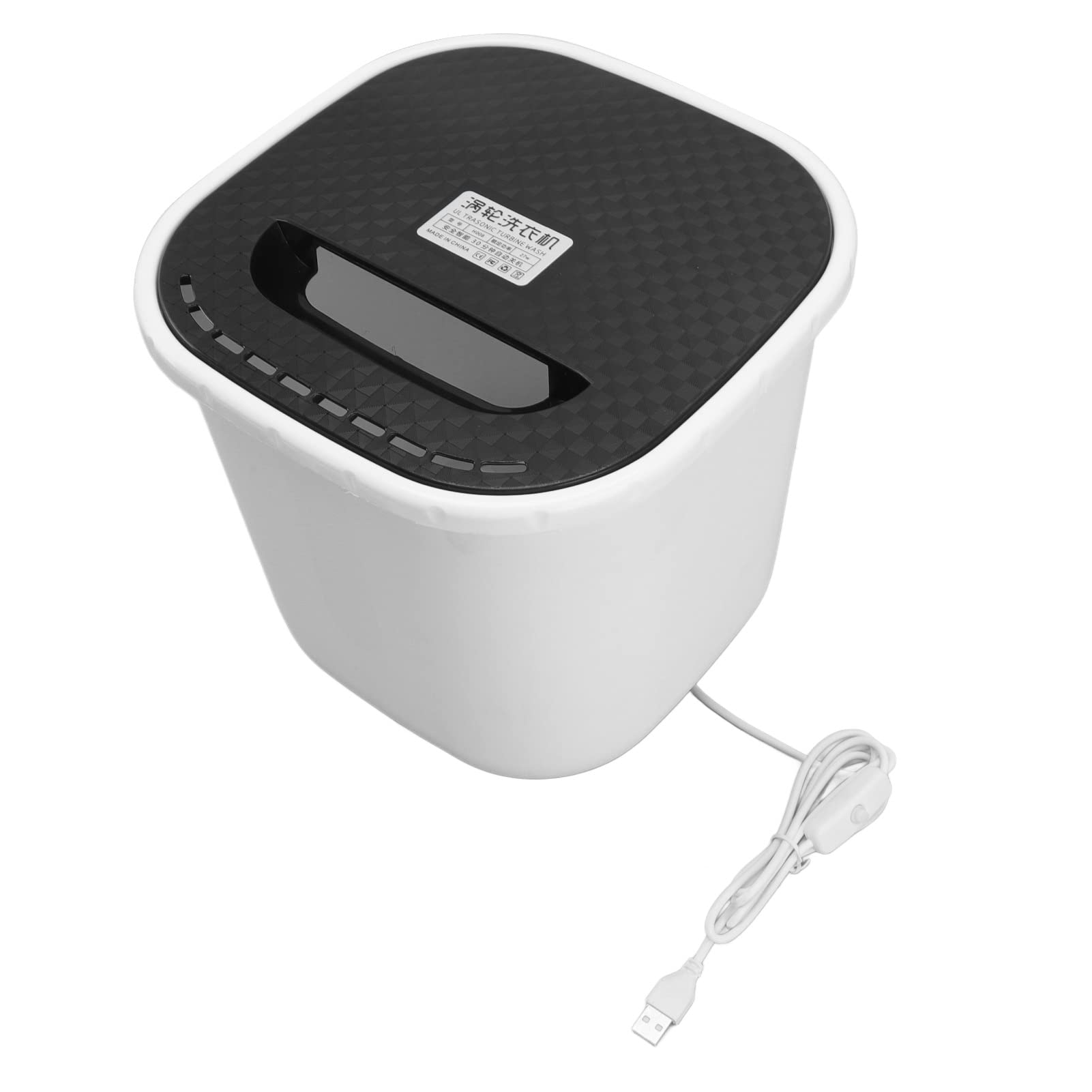 6L Mini Washing Machine with Forward & Reverse Rotation - USB Powered Portable Washer for Underwear, Socks, Baby Clothes | Compact Laundry Solution for Dorms, Apartments, Camping & Travel
