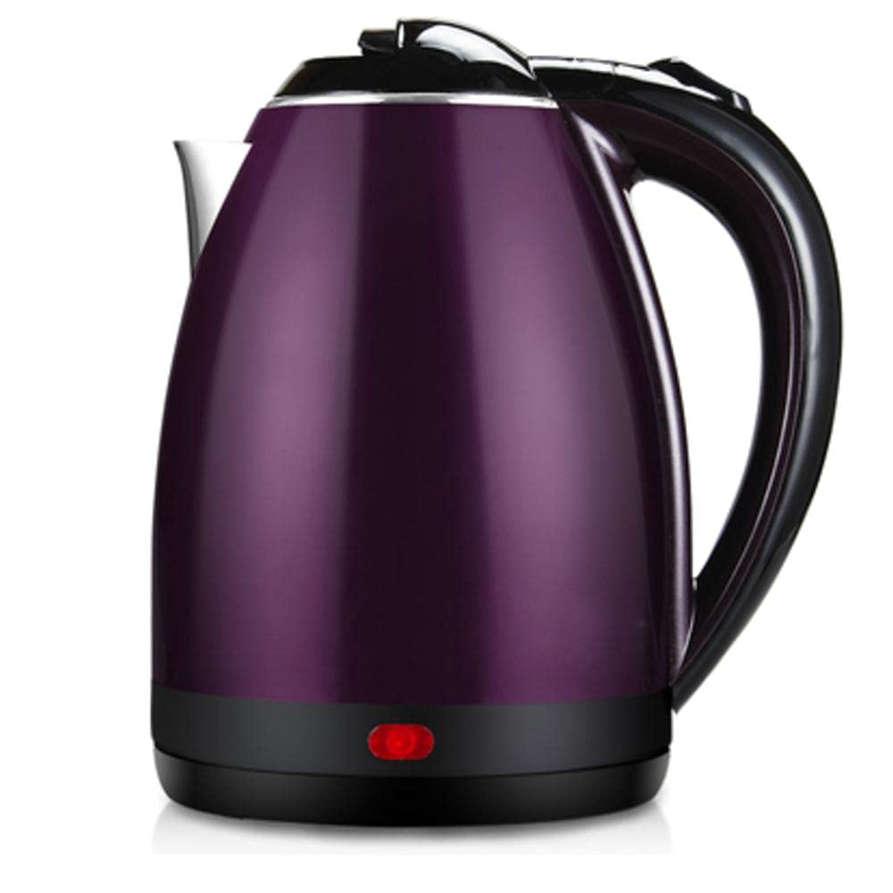 Stainless Steel Electric Kettle with Auto Shut-Off, Large Capacity Fast Boiling Water Kettle for Home & Office - Purple