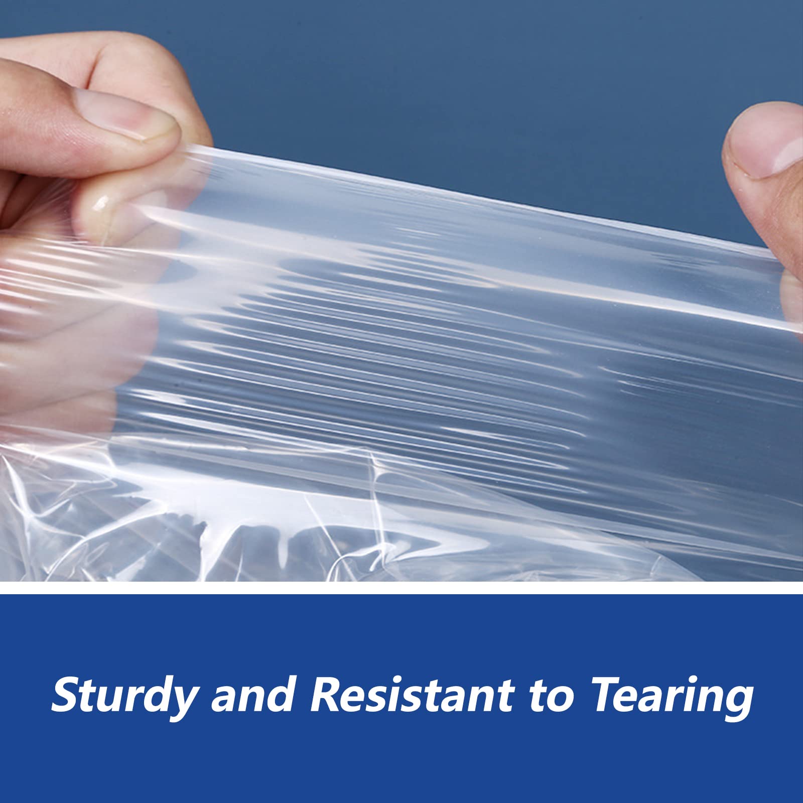 13x15 Inch 1000 Pack Clear Resealable Poly Bags with Suffocation Warning - Perfect for Clothing, Shirts, FBA Packaging & Shipping | Self Seal Adhesive for Secure Storage