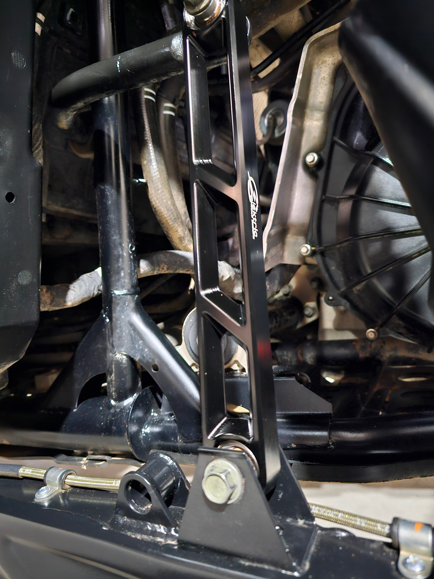 2020-2024 Polaris RZR Pro XP Rear Sway Bar Link - Heavy Duty Black Powder Coated Suspension Upgrade for Off-Road Racing & Trail Riding