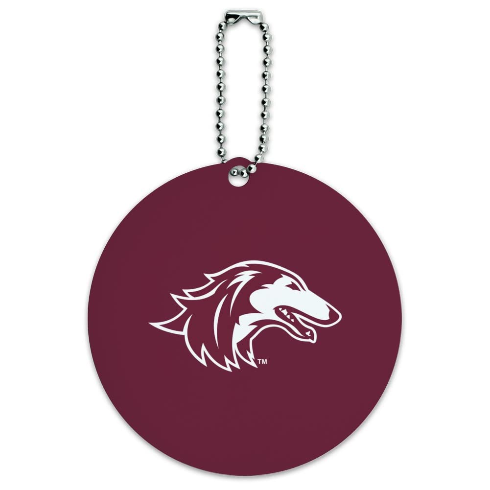 SIU Primary Logo Round Luggage ID Tag Card - Durable Suitcase Name Tag for Carry-On Bags - Perfect for Travel, Business Trips & Airport Identification