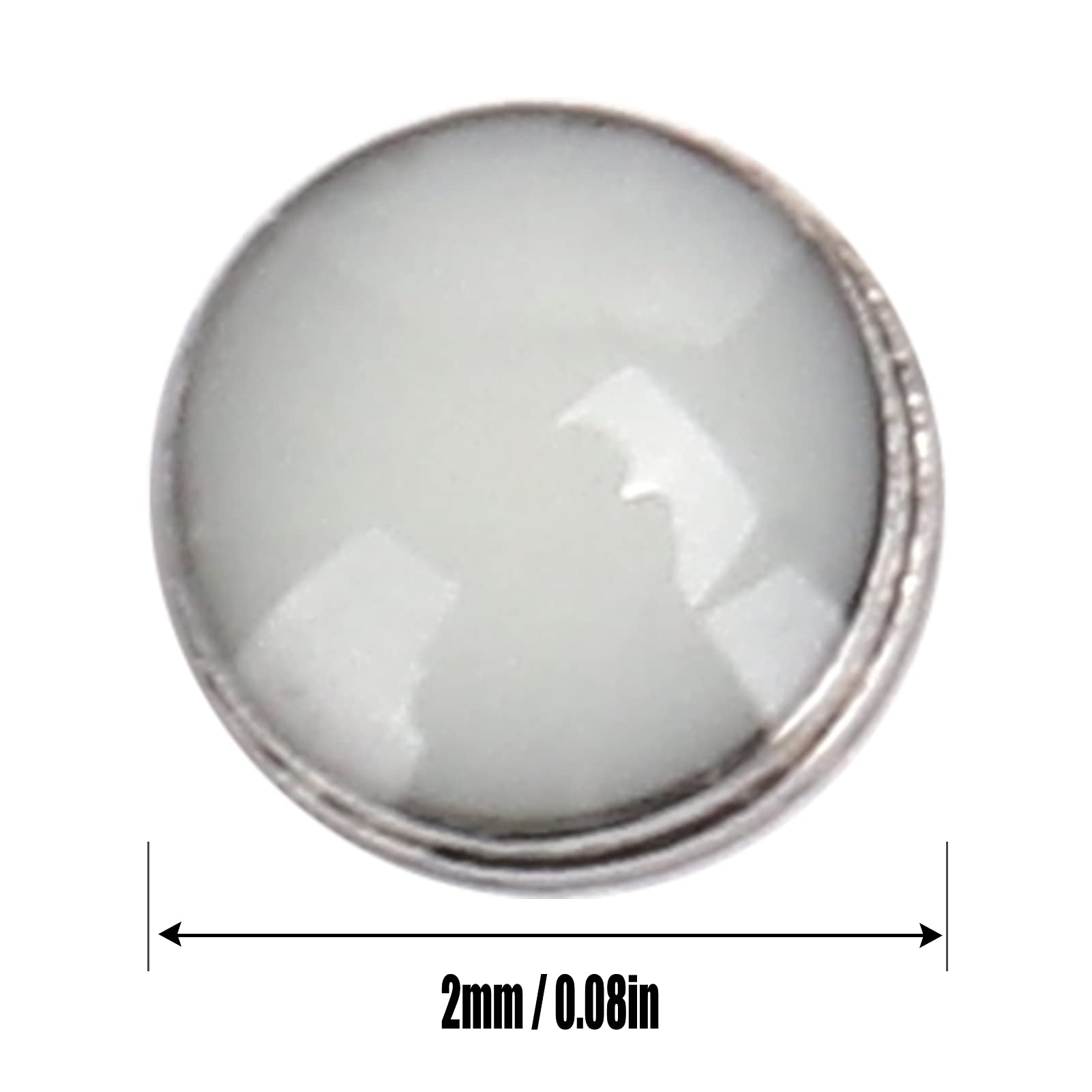 Yosoo 10-Pack Luminous Watch Bezel Dots - Glow in the Dark Watch Dial Markers for Night Visibility - Watch Parts Accessories for Watch Repair & Customization - Perfect for Diving Watches, Military Watches & Nighttime Use