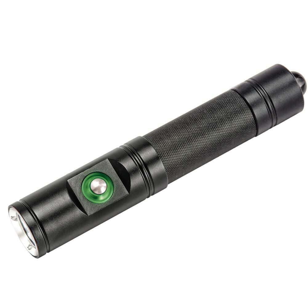 T1000S 1000 Lumen Waterproof USB Rechargeable Scuba Diving Light with Lanyard & Padded Case - Compact Underwater Flashlight for Night Diving, Spearfishing, Cave Exploration & Emergency Lighting