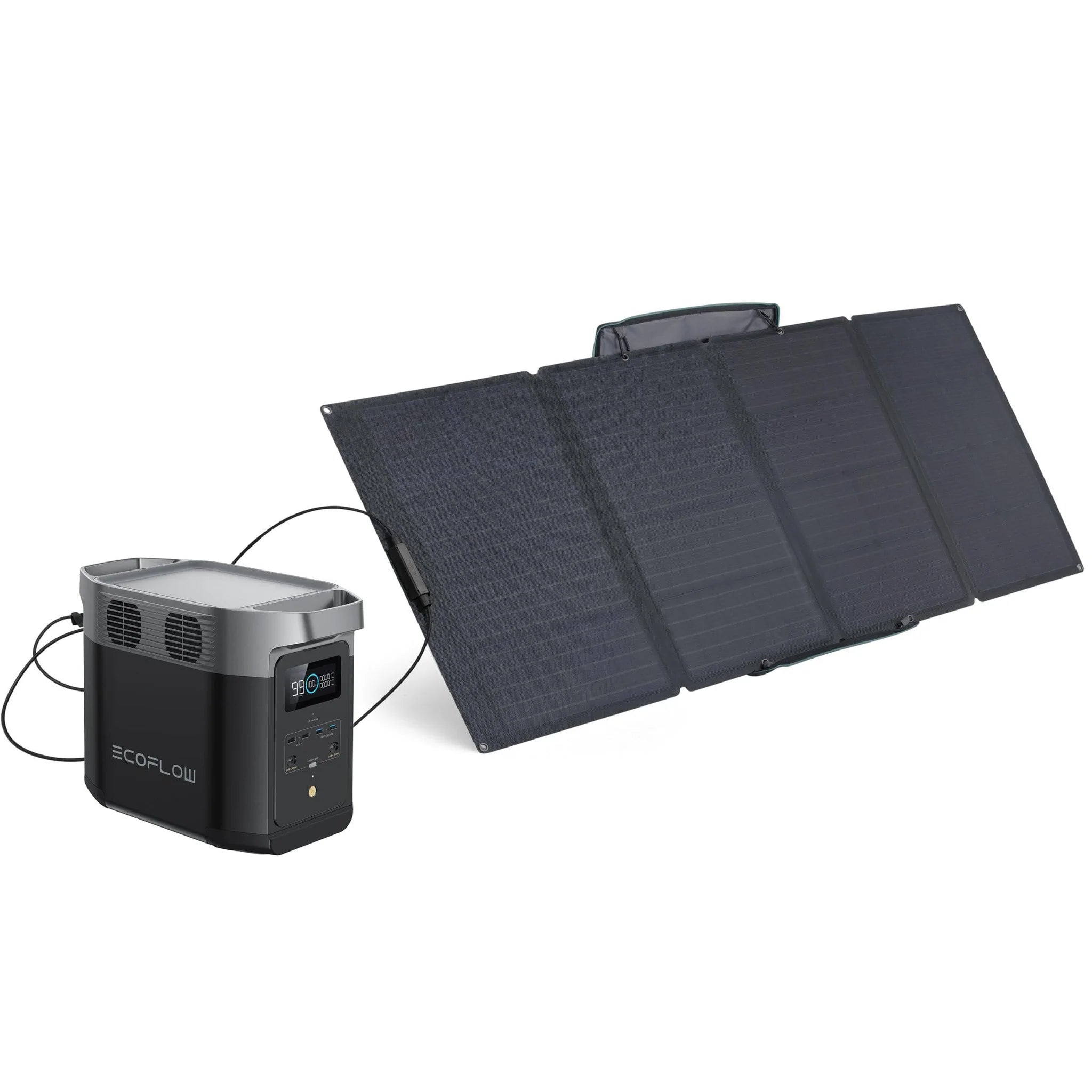 EcoFlow DELTA 2 Portable Power Station with 400W Solar Panel - Off-Grid Power Solution for Camping, RV & Emergency Backup