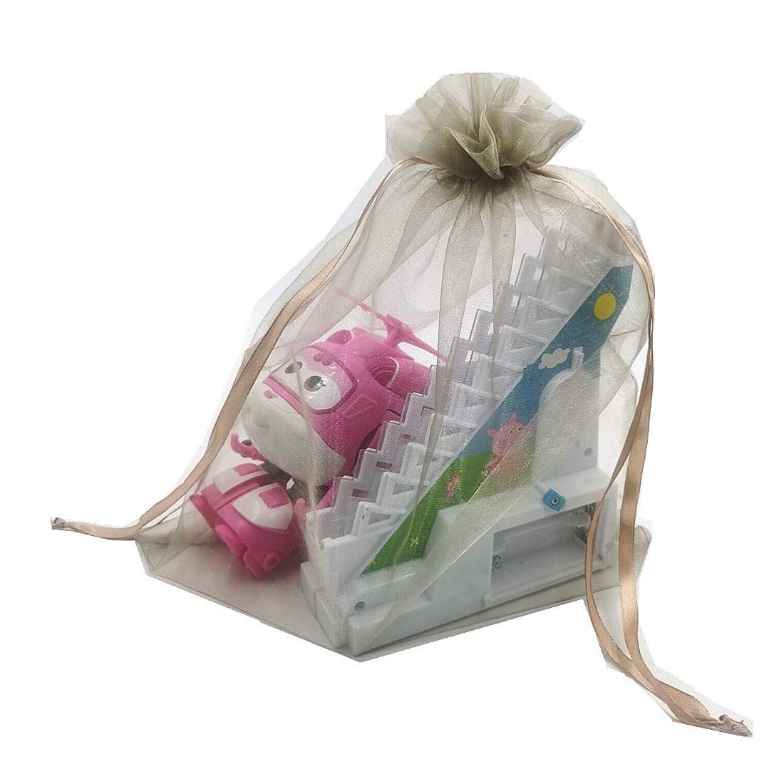 100pcs 10x12 Inch Organza Drawstring Bags - Elegant Gift Pouches for Christmas, Jewelry, Party Favors & Wedding Gifts | Perfect for Holiday Packaging, Bridal Shower Favors, and Small Item Storage