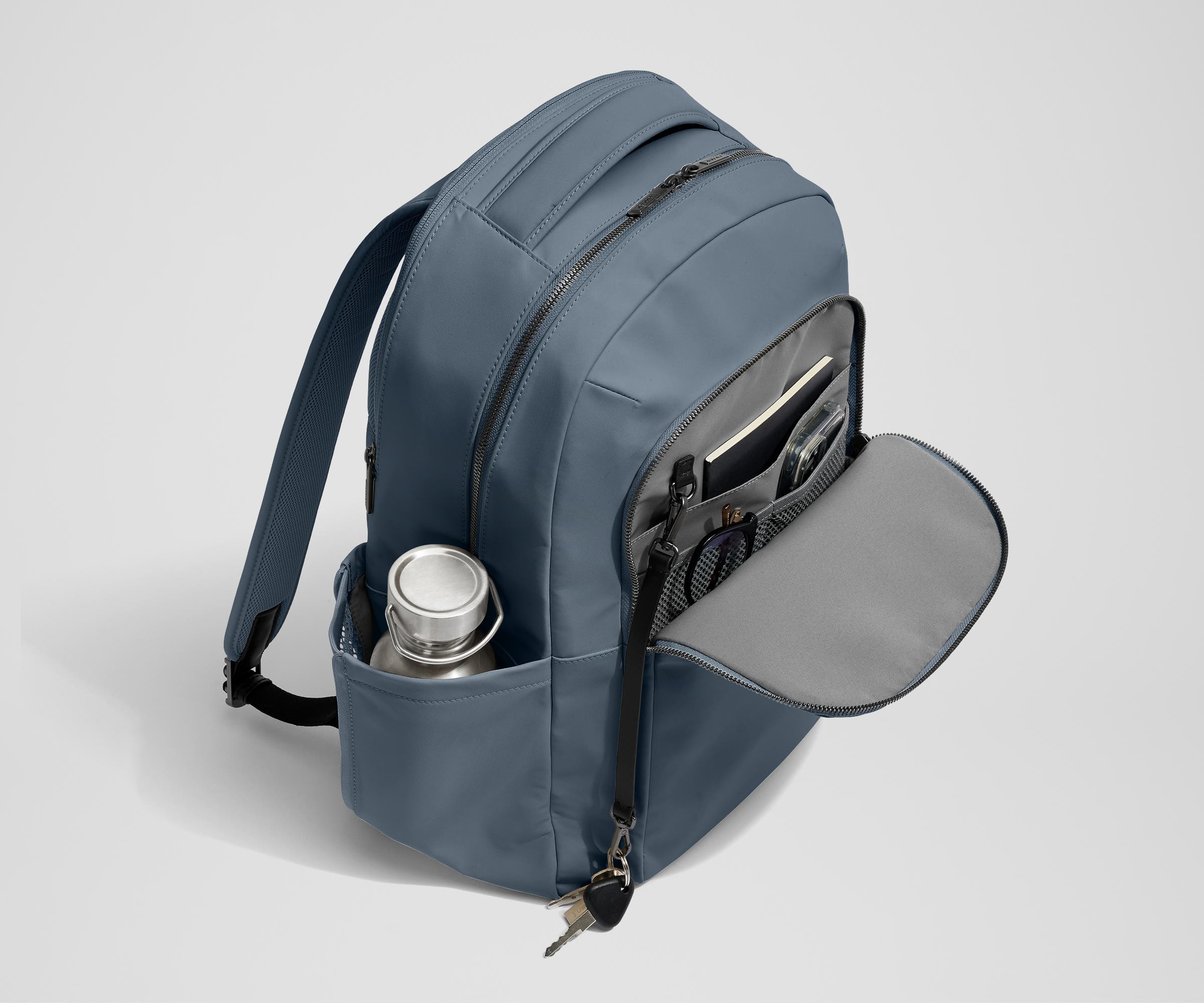Stylish Commuter Backpack in Coast Blue - Durable Laptop Backpack for Work & Travel - Perfect for Professionals & Students