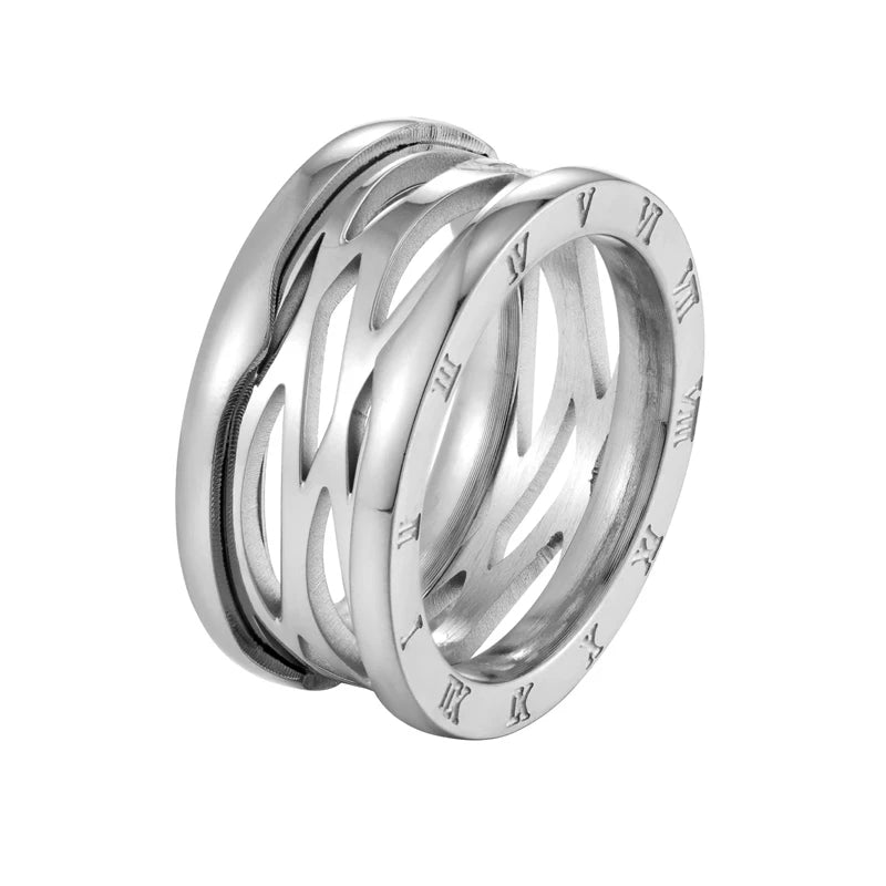 Domitilla Ring - Elegant Sterling Silver Stackable Ring for Women | Perfect for Everyday Wear, Gifts & Special Occasions