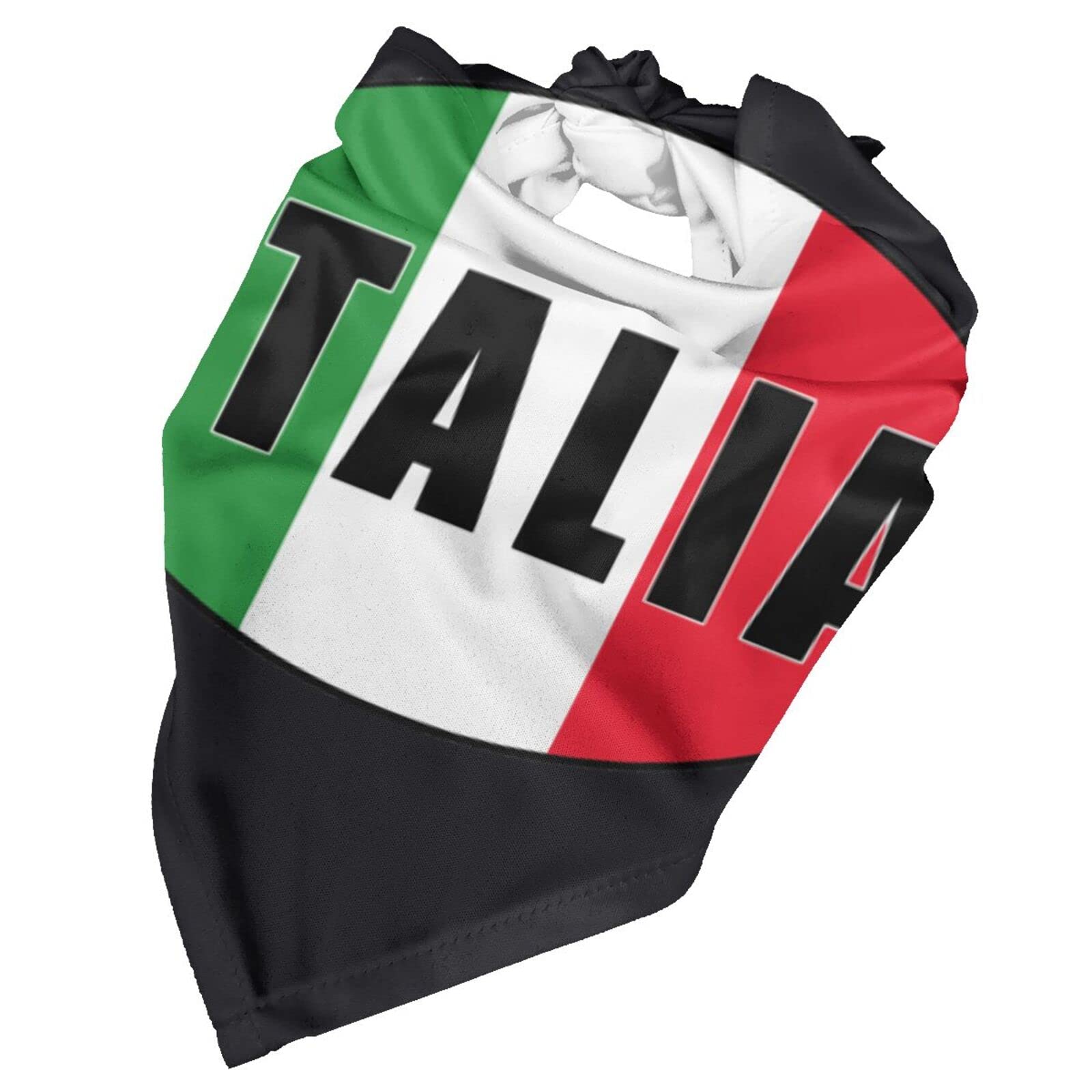 Italian Flag Pet Scarf - Dog & Cat Bandana for Holidays & Travel