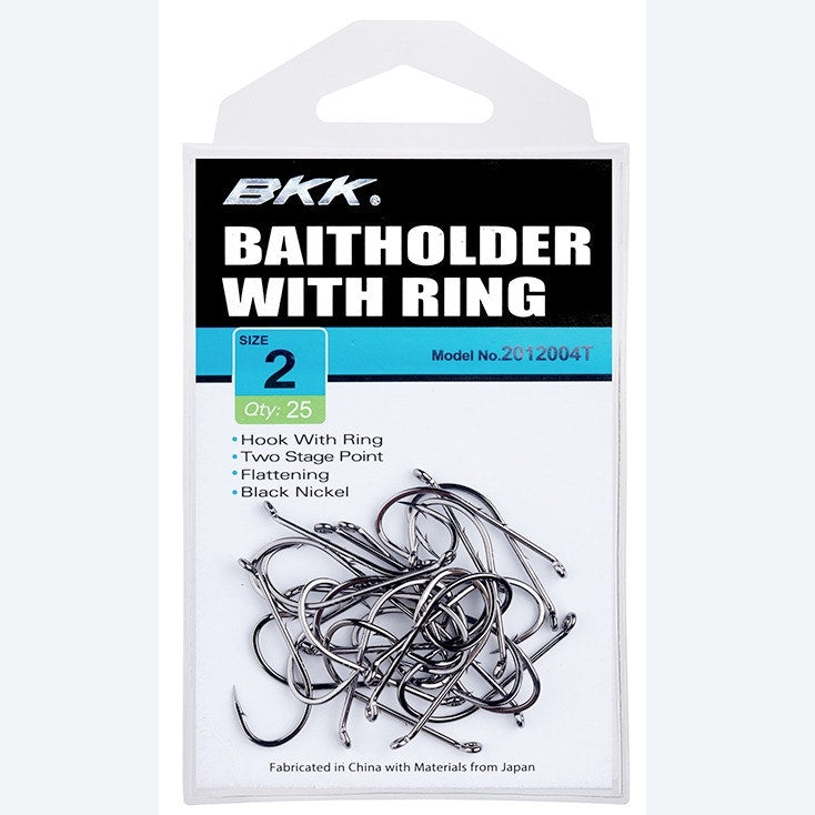 BKK Surf Baitholder R Hook - Premium Fishing Hooks for Saltwater & Freshwater - Ideal for Surf Fishing, Pier Fishing, and Kayak Angling