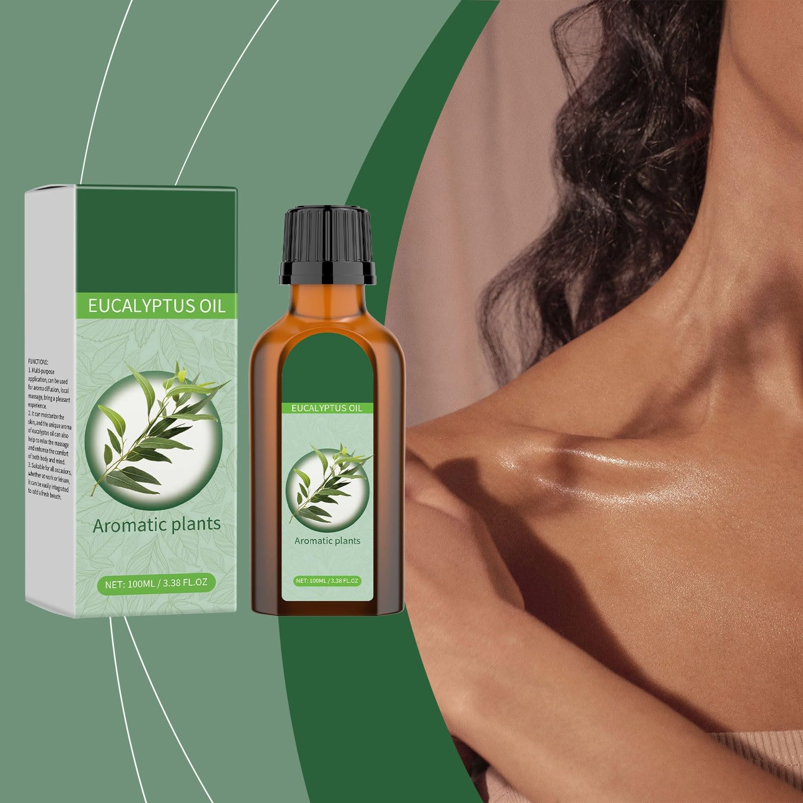 Vegan Body Oil - Cruelty Free Skin Care for Dry Skin & Aromatherapy