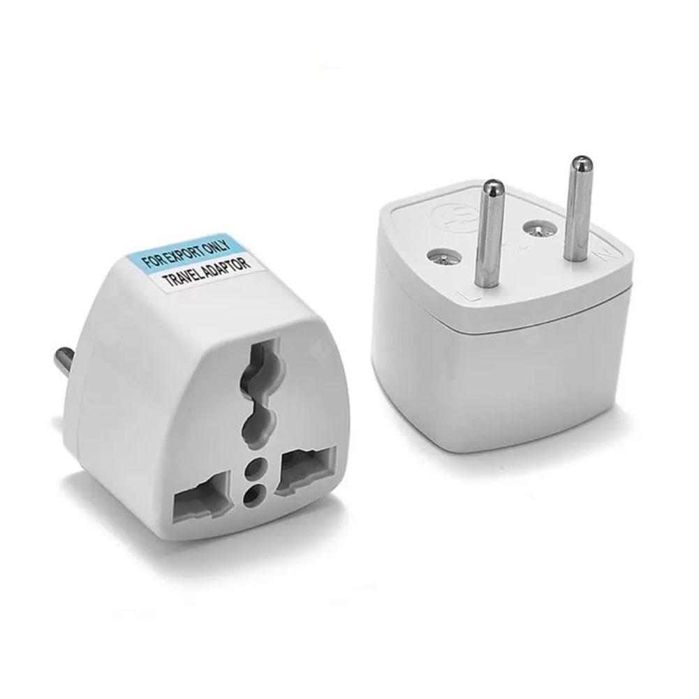 Universal Travel Adapter - Worldwide EU 2 Pin Plug Converter for UK/US/AU to Europe - Perfect for International Travel, Business Trips & Charging Devices Abroad