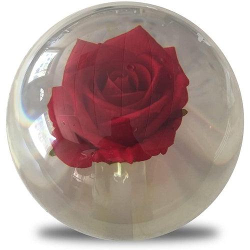 KR Strikeforce Clear Red Rose Bowling Ball 14.8 lbs - High Performance Bowling Ball for League Play & Tournaments | Perfect for Hook Shots & Strikes