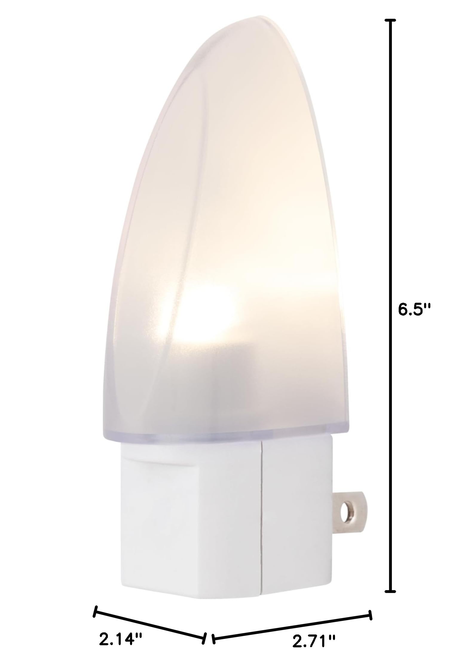 Lights by Night LED Night Light Plug-in with Dusk to Dawn Sensor - Warm White UL-Certified Energy Efficient Nightlight for Bedroom Bathroom Nursery Hallway Kitchen (Model 11375) - Perfect for Safe Nighttime Navigation and Child Comfort