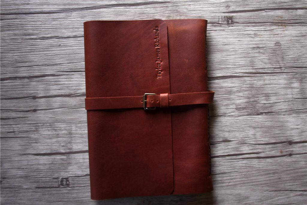 Personalized Leather Retirement Memory Book Photo Album - Custom Engraved Gift for Retirement Party, Coworker, Boss - Perfect for Preserving Memories & Celebrating Milestones